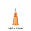 Hypodermic Needles 34G-2.5mm