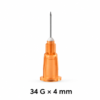 Hypodermic Needles 34G-4mm